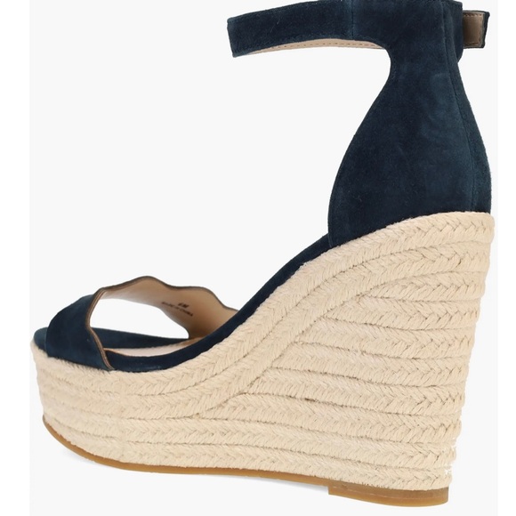 Pelle Moda Ryne Wedge Platform Sandal Midnight - Picture 2 of 3